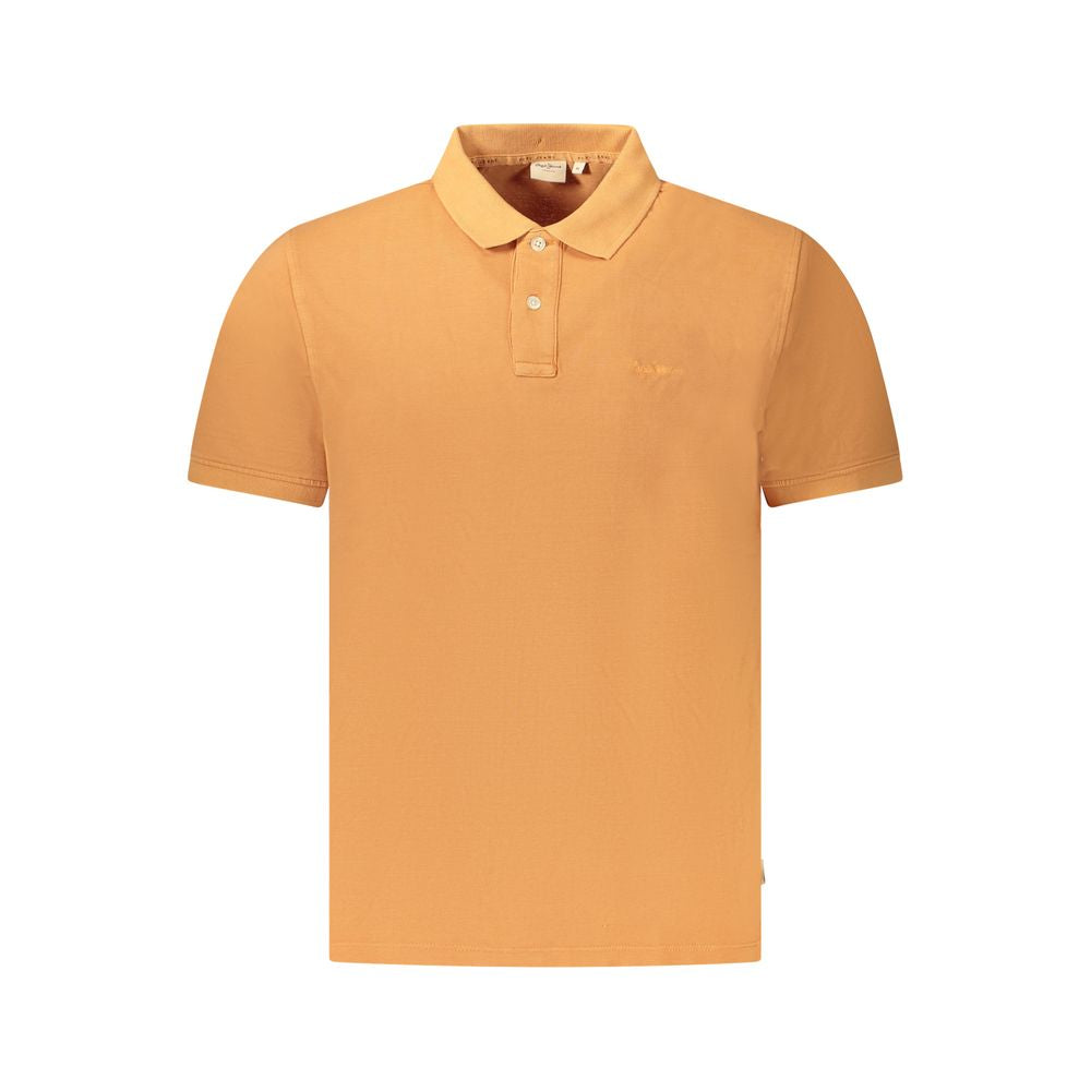 Pepe Jeans Orange Cotton Polo Shirt