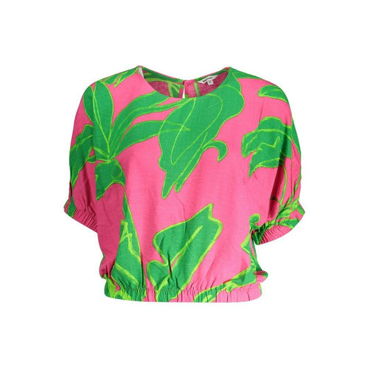 Desigual Pink Viscose Women Top DE-37280-S