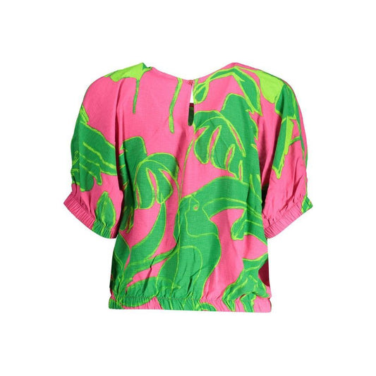 Desigual Pink Viscose Women Top DE-37280-S