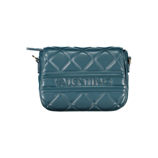 Mario Valentino Green Polyethylene Women Handbag with quilted design and logo detailing