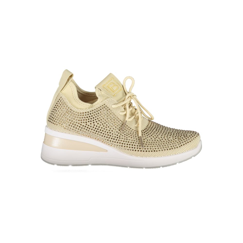 Laura Biagiotti Beige Polyester Sneaker