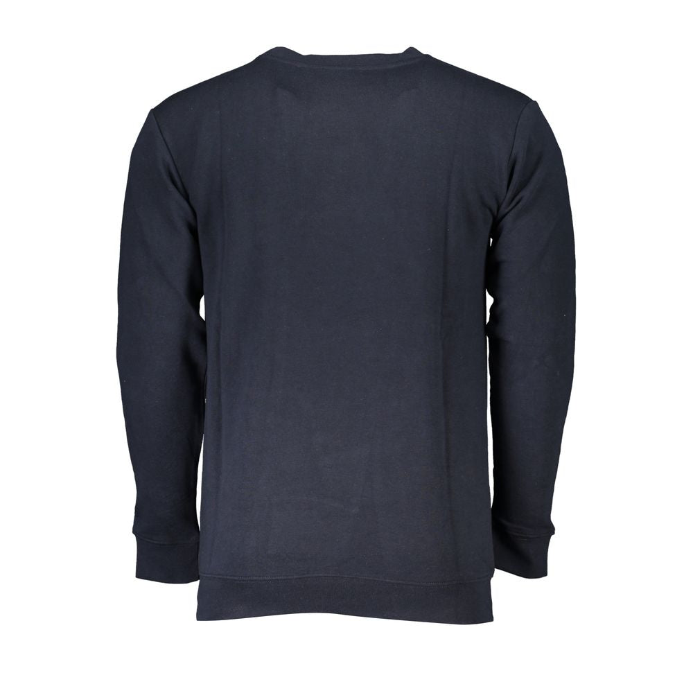 Cavalli Class Blue Cotton Sweater CA-26717-3XL
