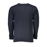 Cavalli Class Blue Cotton Sweater CA-26717-3XL