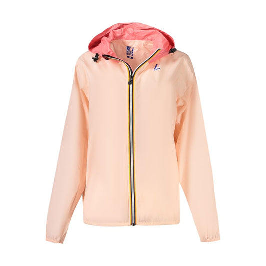 K-WAY Pink Polyamide Women Jacket KW-34962-2XS