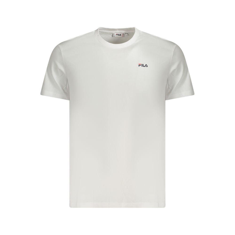 Fila White Cotton T-Shirt