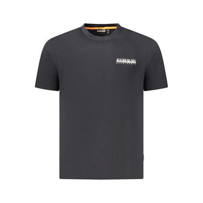 Napapijri Black Cotton Men T-Shirt