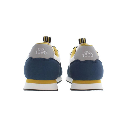 U.S. POLO ASSN. Blue Polyester Men Sneaker