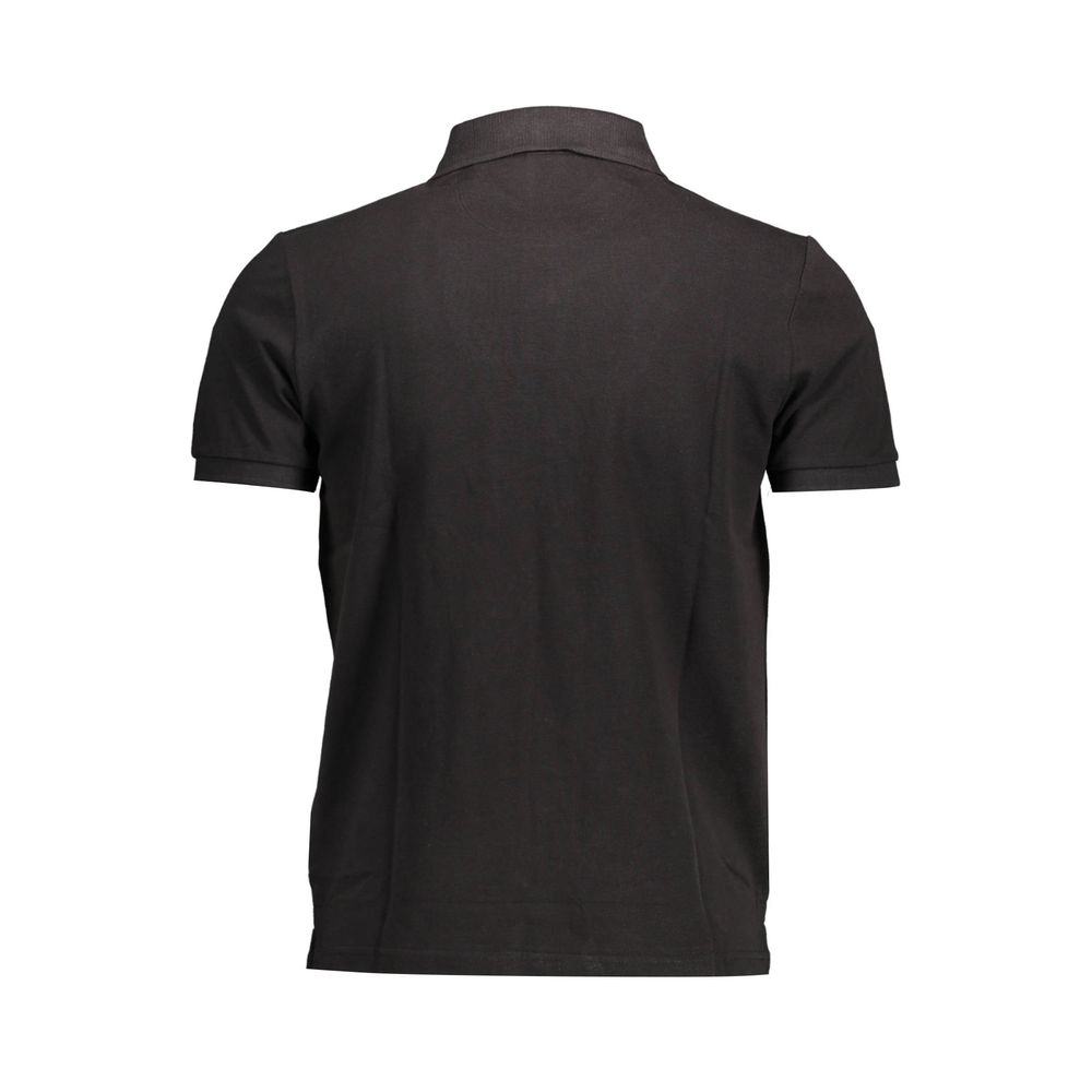 North Sails Black Cotton Polo Shirt