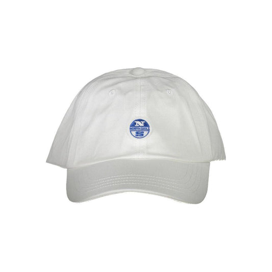 North Sails White Cotton Men Cap NO-20311