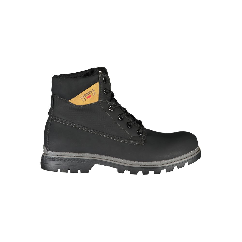 Carrera Black Polyester Men Boot