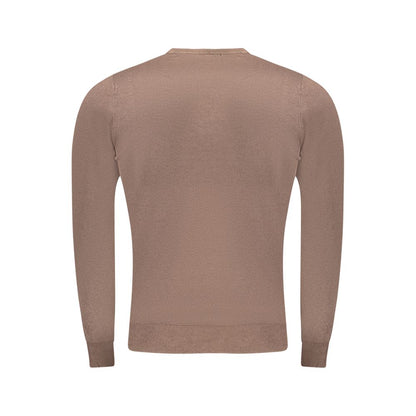 Cavalli Class Brown Polyester Sweater