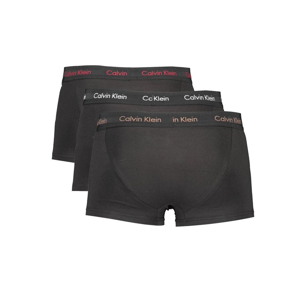 Calvin Klein Black Cotton Men Boxer