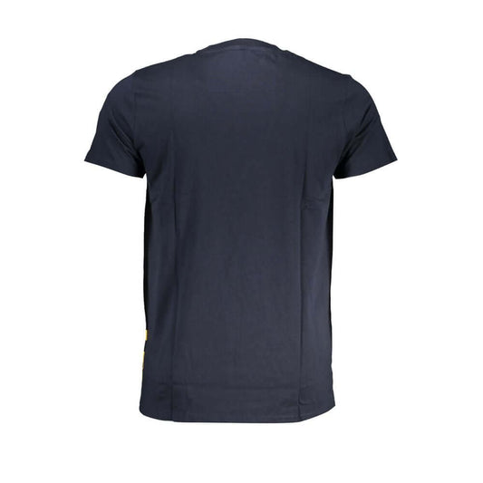 Cavalli Class Blue Cotton T-Shirt CA-28578-XL