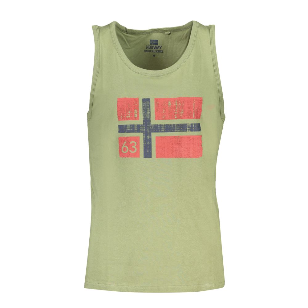 Norway 1963 Green Cotton Tank Top