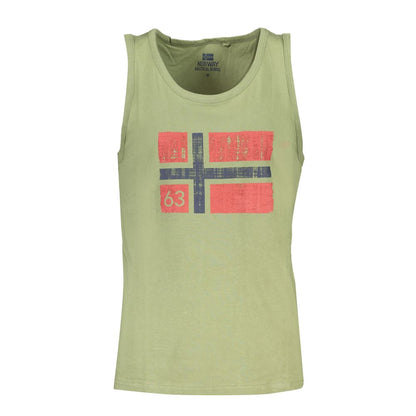 Norway 1963 Green Cotton Tank Top