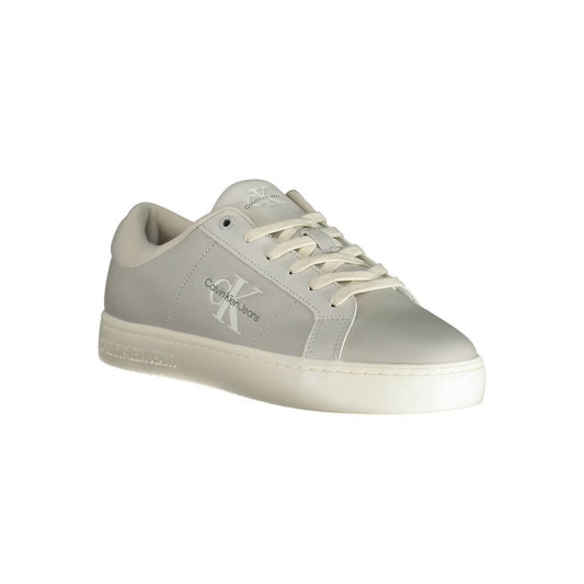 Calvin Klein Brown Leather Men Sneaker