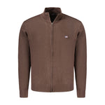 Norway 1963 Brown Polyamide Men Cardigan NO-33188-M