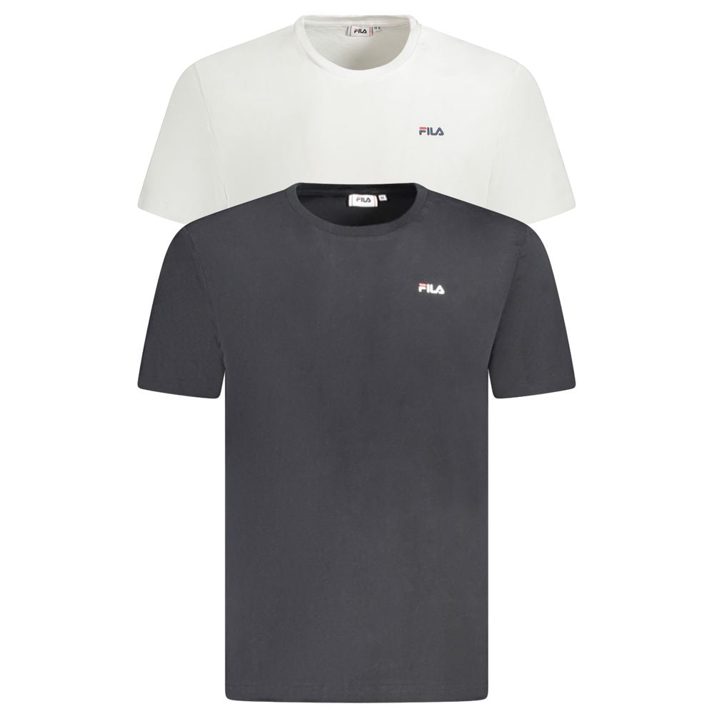 Fila White Cotton T-Shirt