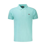 Norway 1963 Light Blue Cotton Men Polo Shirt NO-35499-S