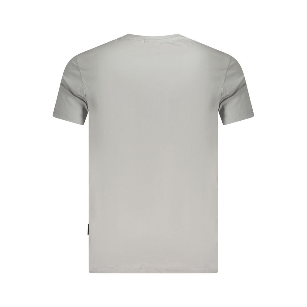 Napapijri Gray Cotton T-Shirt