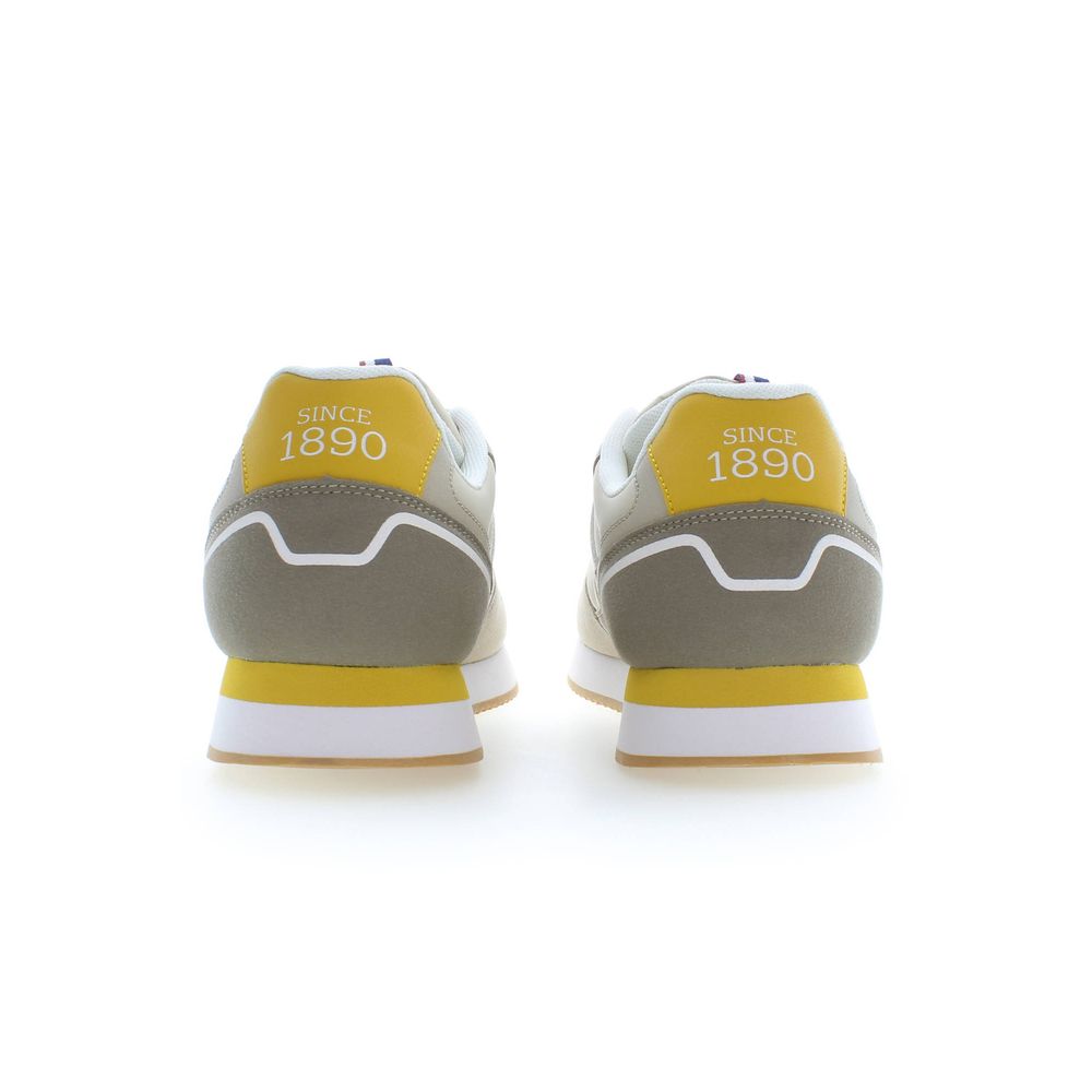 U.S. POLO ASSN. Beige Polyurethane Men Sneaker