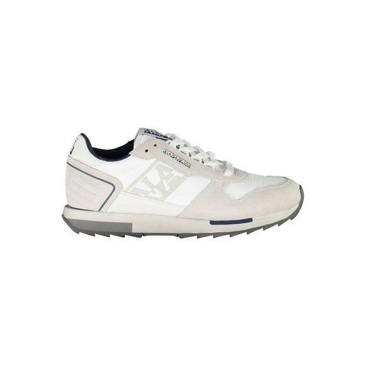 Napapijri White Leather Men Sneaker