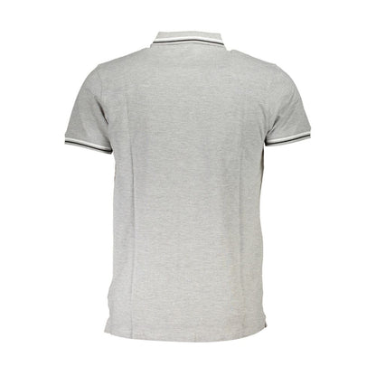 Cavalli Class Grigio Cotton Men Polo 1728,67403481248,Cavalli Class,Clothing,Gray,L,M,Men,New with tags,Polo Shirts - T-Shirts - Clothing,T-Shirts - Clothing,XL,XXL