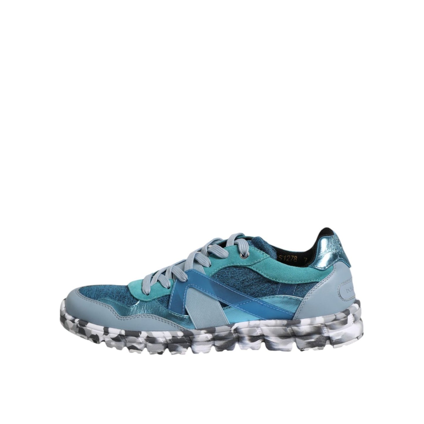 Dolce & Gabbana Multicolor Lace Up Low Top Men Sneakers Shoes