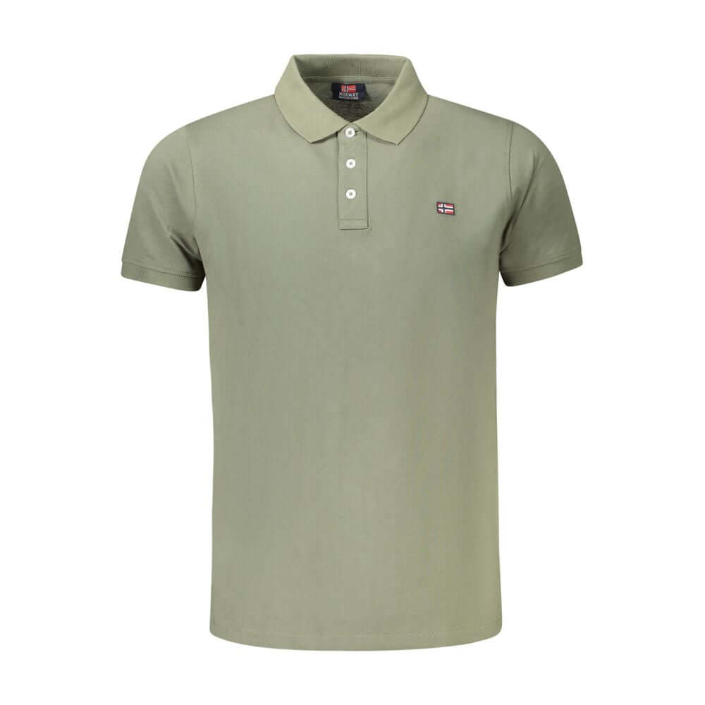 Norway 1963 Green Cotton Polo Shirt NO-35492-M