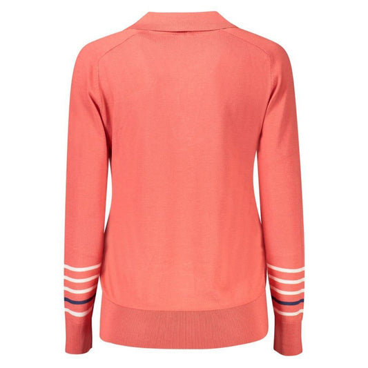 North Sails Pink Cotton Women Sweater NO-35955-XS