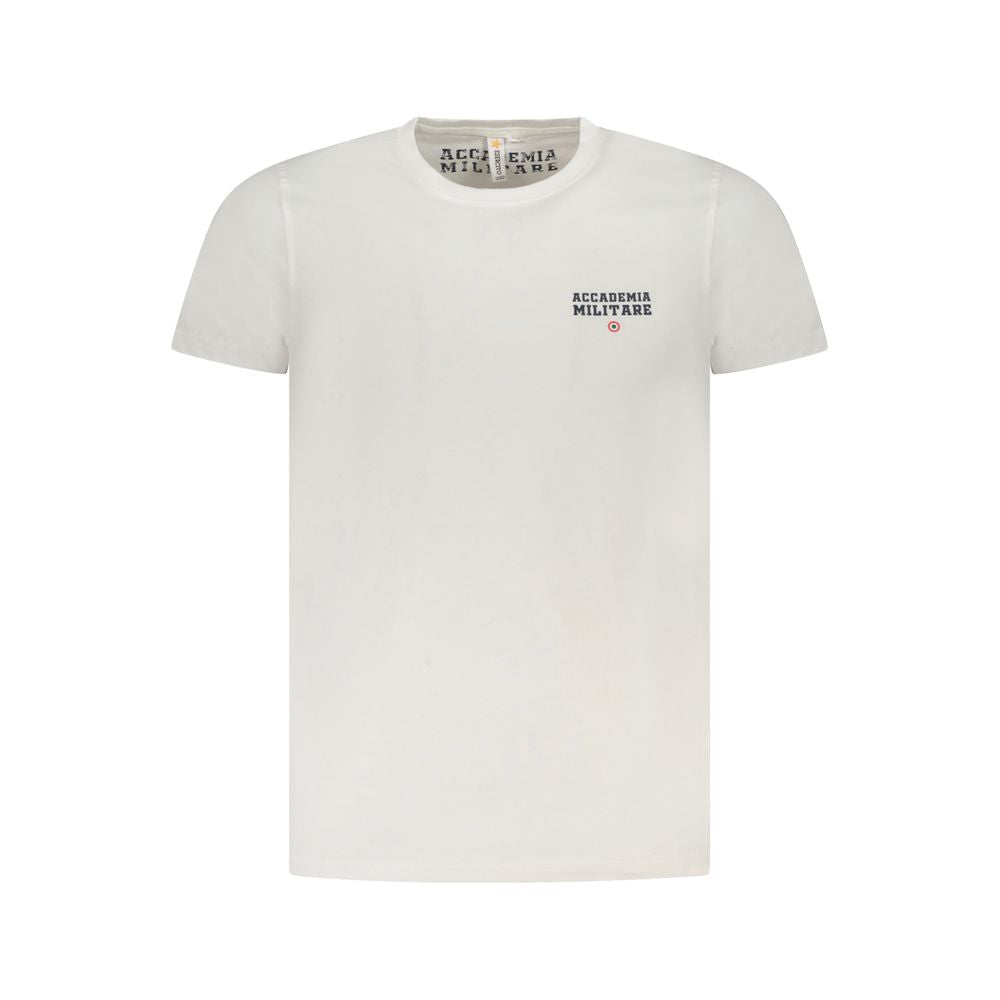 Accademia Militare Bianco Cotton Men T-Shirt