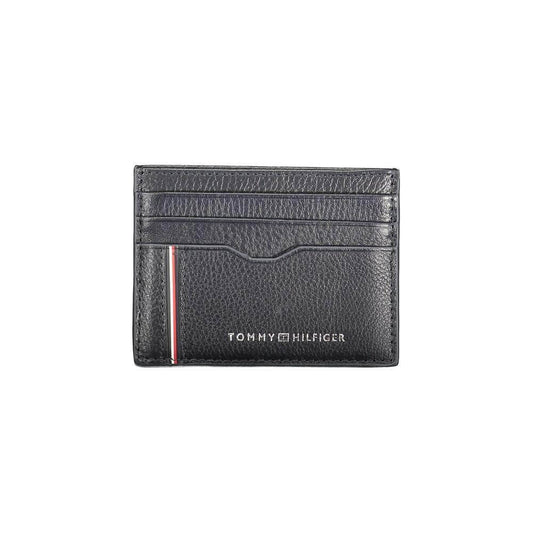 Tommy Hilfiger Blue Leather Wallet