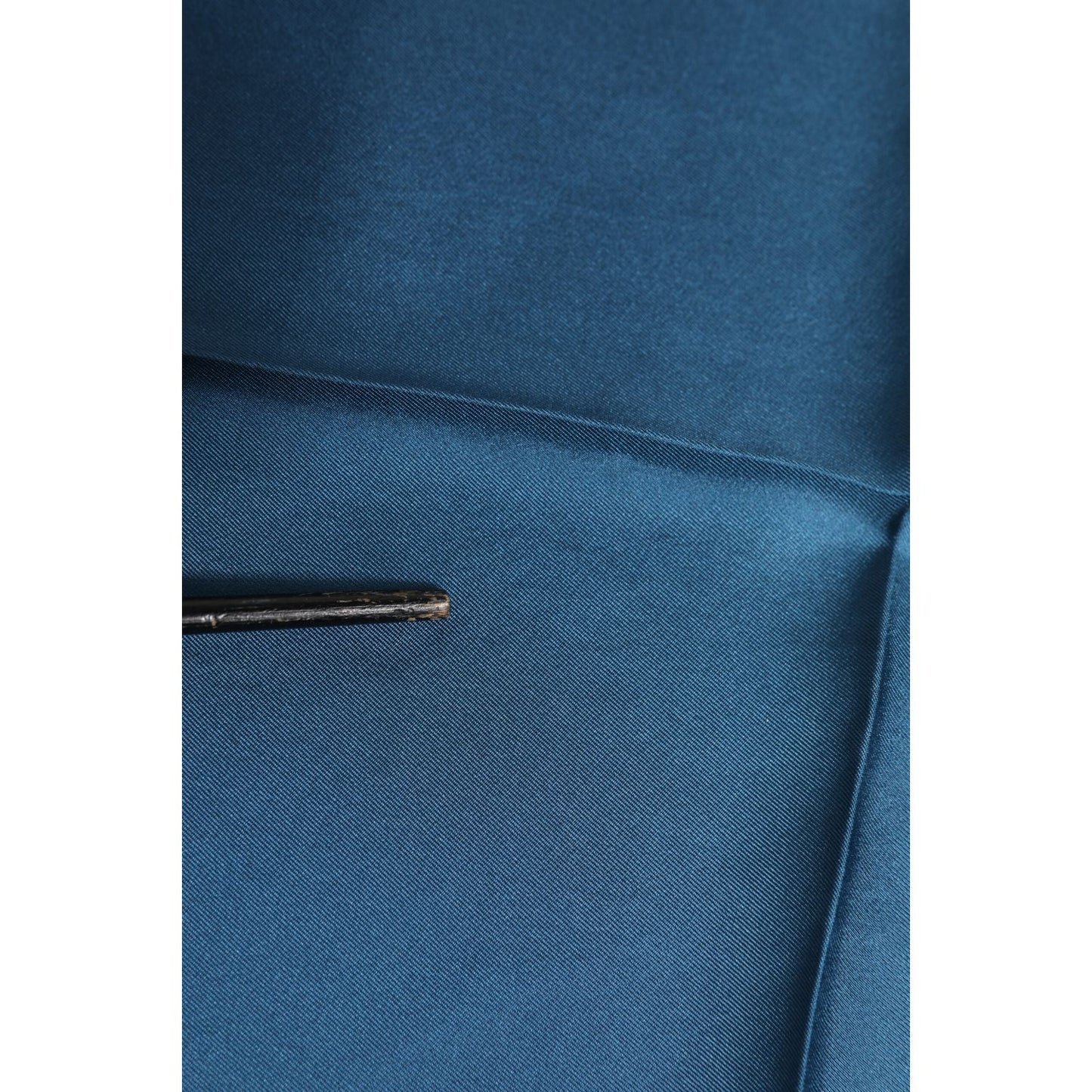 Dolce & Gabbana Blue DG Crown Silk Square Men Foulard Scarf