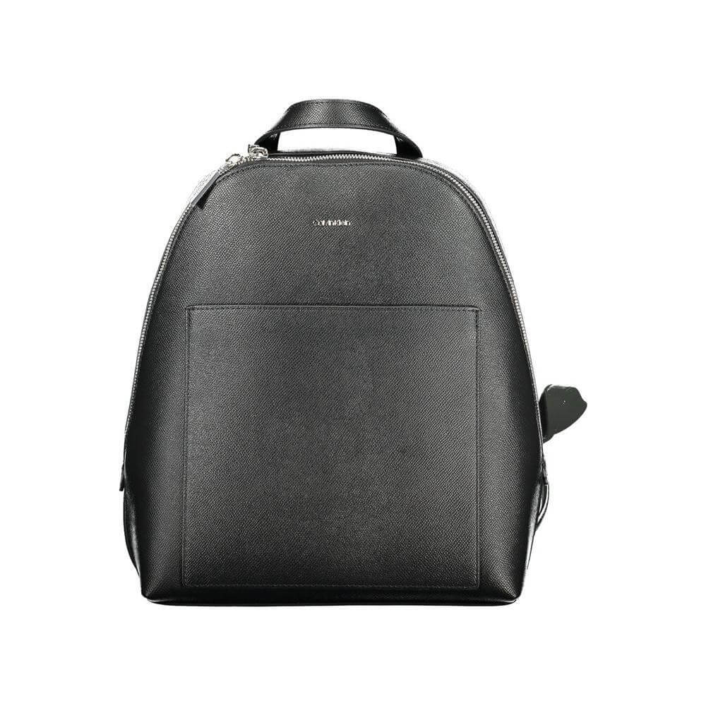 Front view with bag zipped and handles upright.