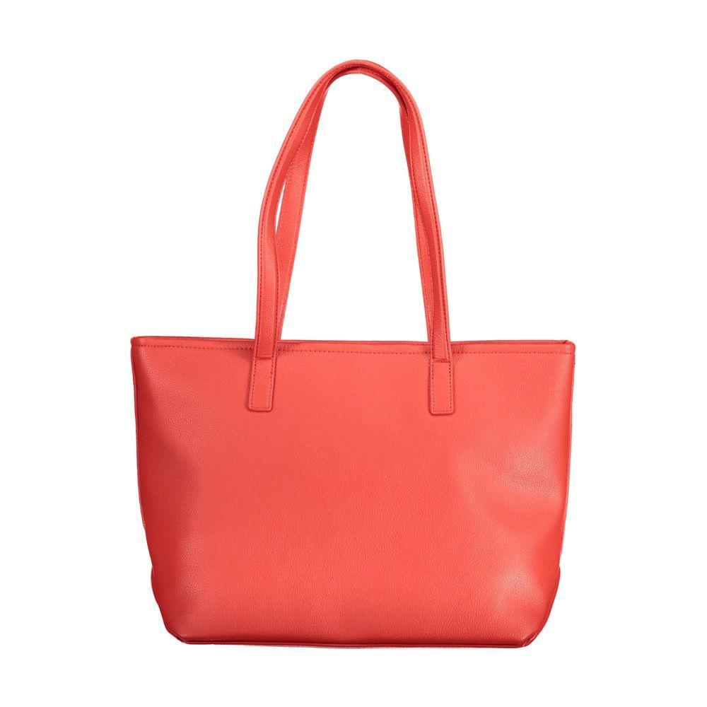 Mario Valentino Red Polyethylene Handbag