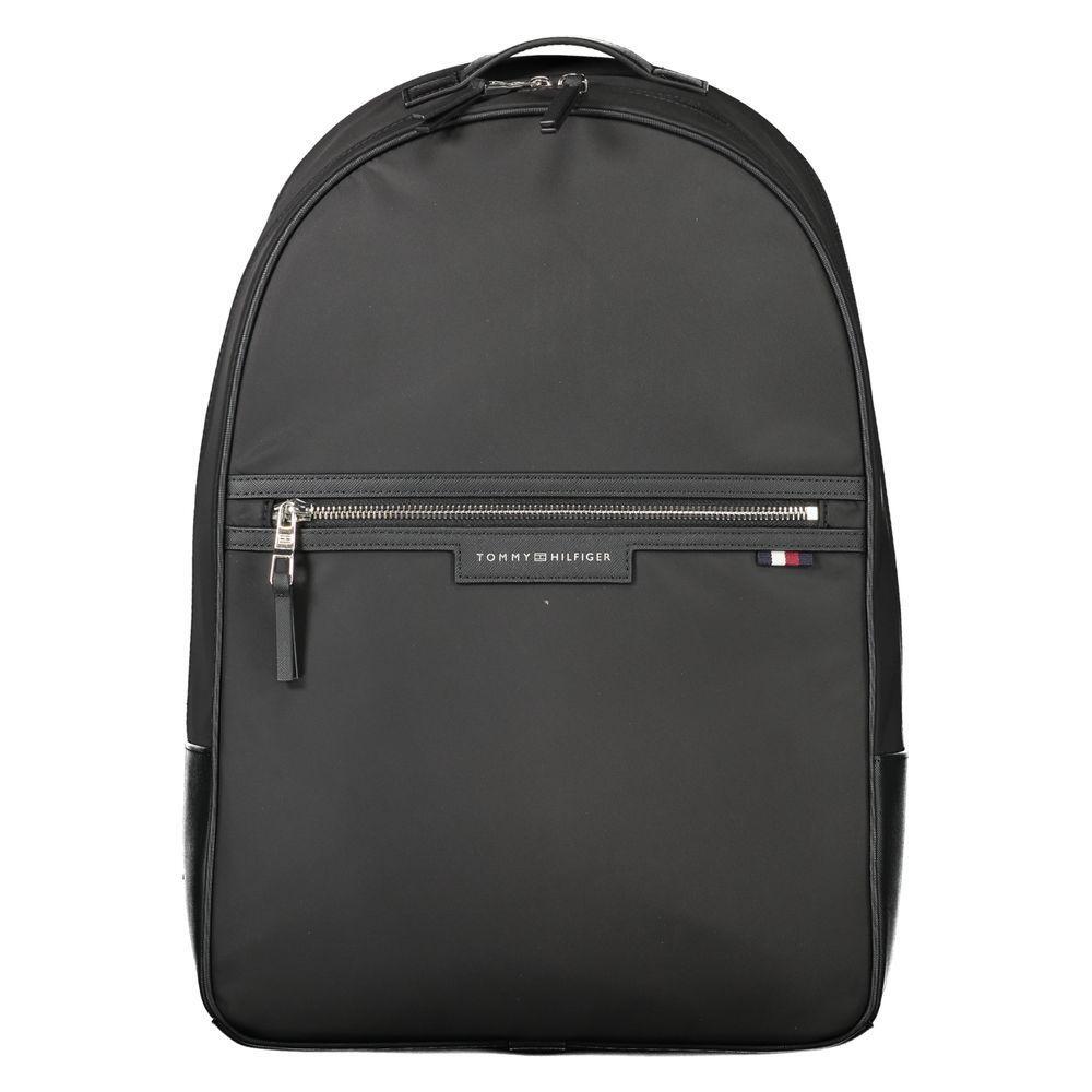 Tommy Hilfiger Black Polyester Backpack