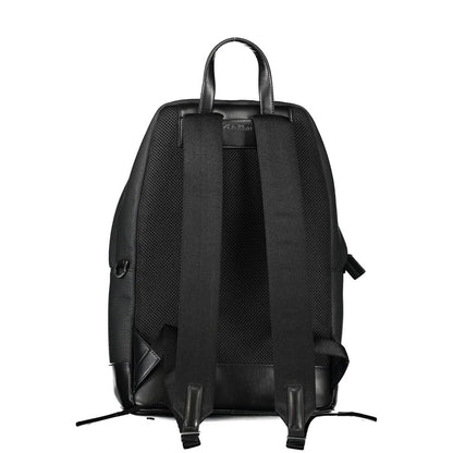 Calvin Klein Black Polyester Men Backpack