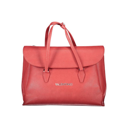 Mario Valentino Red Polyethylene Handbag with handles and logo
