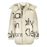 Calvin Klein Beige Polyester Jacket CA-16729-XL