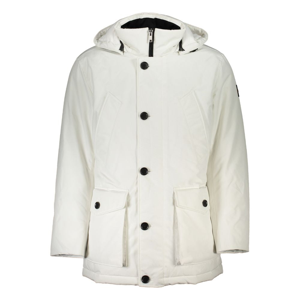 Hugo Boss White Elastane Jacket BO-28102-IT46 | S