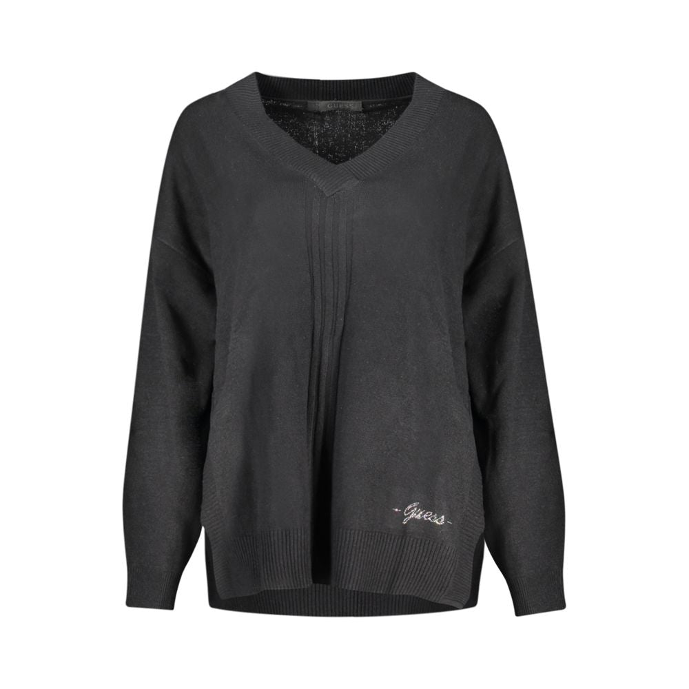 Guess Jeans Black Cotton Sweater GU-31967-S