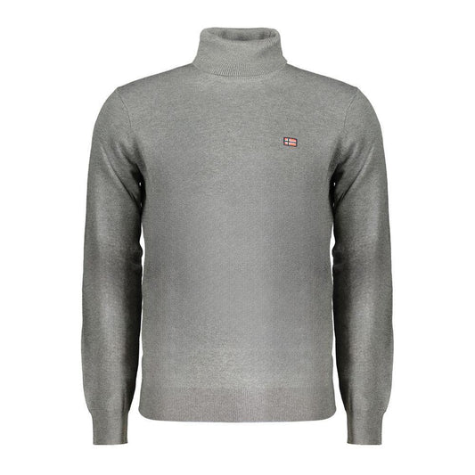 Norway 1963 Gray Polyester Sweater NO-32073-XXL