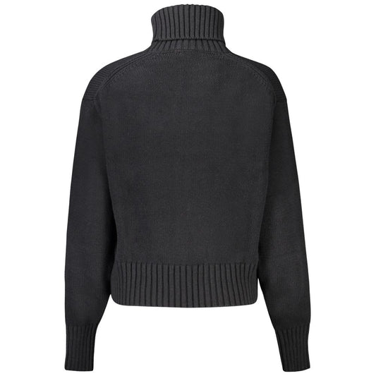Calvin Klein Black Cotton Sweater CA-32986-M