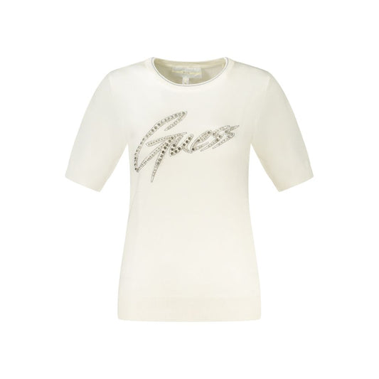 Guess Jeans White Viscose Sweater GU-33249-M