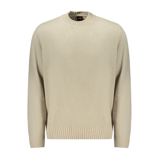 Hugo Boss Beige Cotton Sweater BO-33814-L
