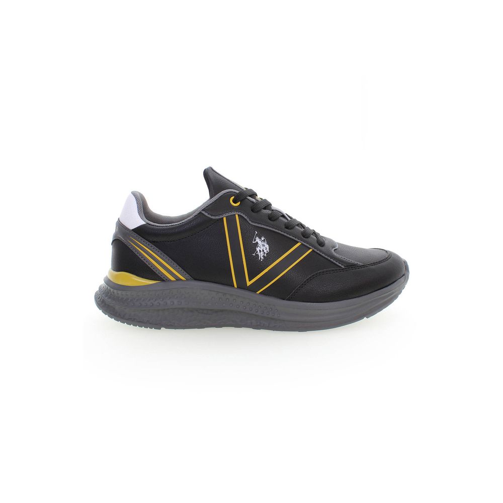 U.S. POLO ASSN. Black Polyester Sneaker