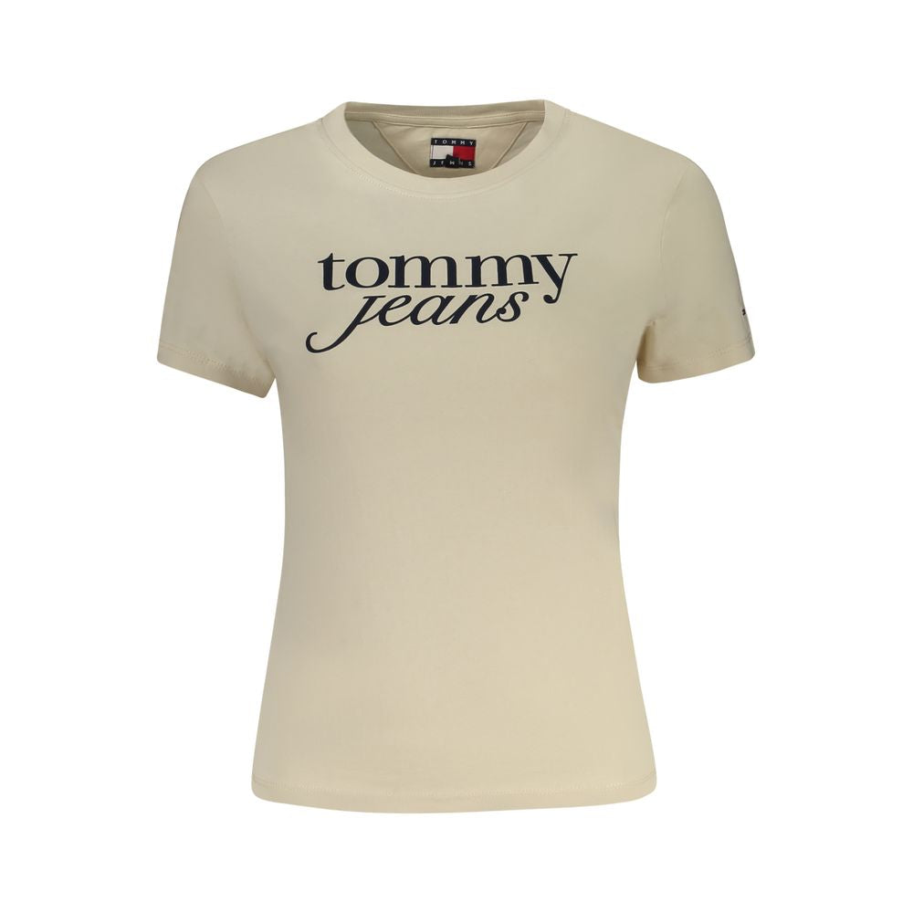 Tommy Hilfiger Beige Cotton Tops & T-Shirt TO-38448-XL