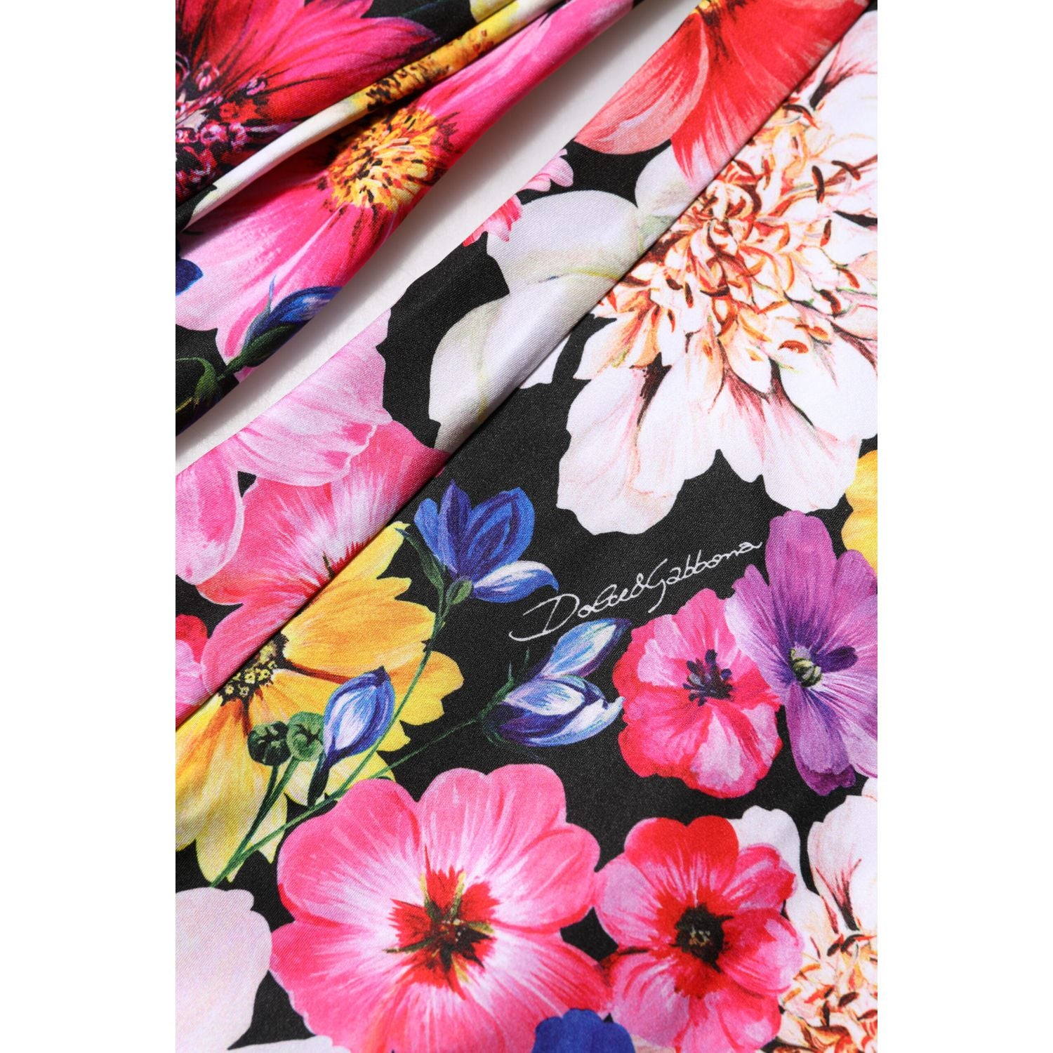 Dolce & Gabbana Multicolor Floral High Waist Leggings Pants