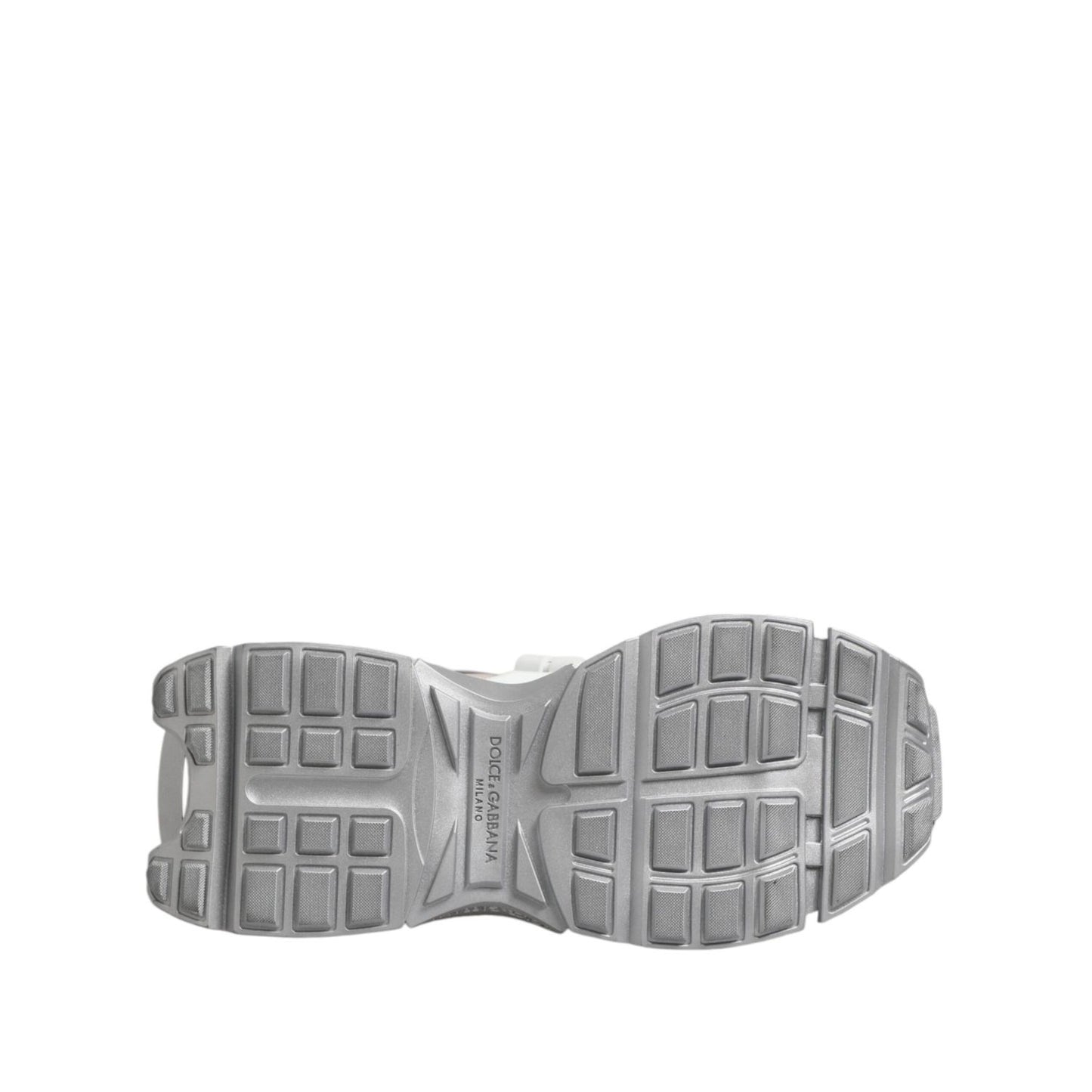 Sole view of Dolce & Gabbana Multicolor Space Low Top Men Sneakers Shoes