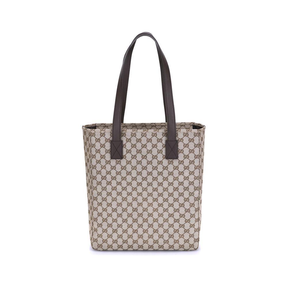 Front view with bag zipped and handles upright.